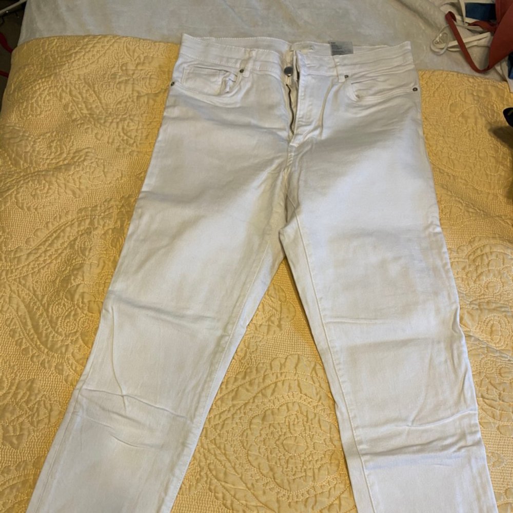H&M White Skinny Jean Pants